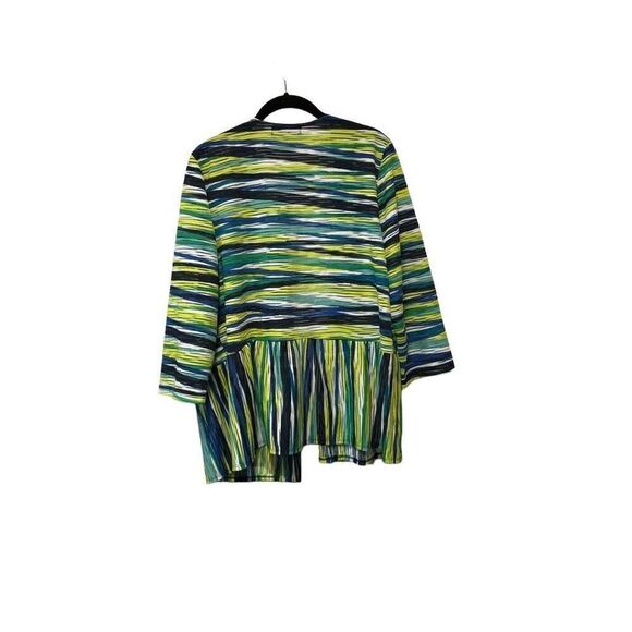 Travel Elements Size Large (L) Jacket Green Blue and White - Picture 2 of 4
